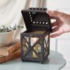 Rustic Lantern Wax Warmer - Best Primitive Style Candle Warmer