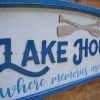 Rustic Lake House Wall Sign for Home Decor