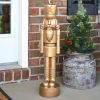 Gilded Nutcracker Statue