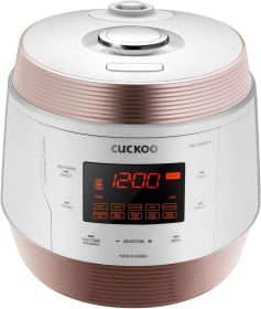 5QT Cuckoo Electric Pressure Cooker with 10 Menu Options and Stainless Steel Pot