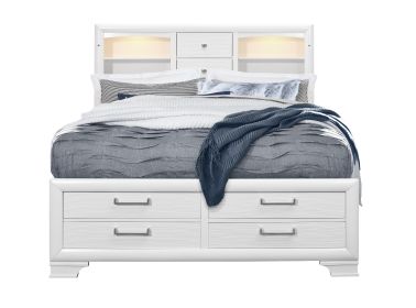 CIVIC WHITE QUEEN BED