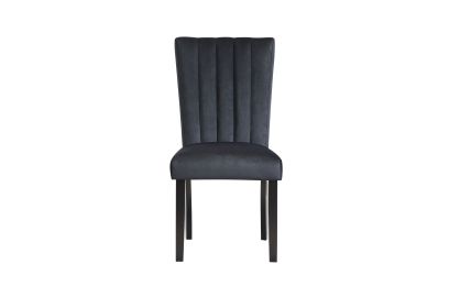 VHONG 2 BLACK DINING CHAIRS