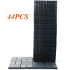 Plastic Interlocking Deck Tiles Outdoor All Weather Waterproof 44 PCS 12"x12" Flooring Deck Tiles Patio Floor Tile for Pool Balcony Backyard Porch