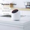 Mini Air Purifiers Portable Desktop Air Freshener HEPA Filter Air Cleaner USB Rechargeble Air Purifiers for Office Desktop Living Dorm Room Smoke Kitc