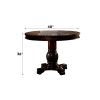 ACME Chateau De Ville Counter Height Table, Espresso 64082A