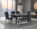 VHONG 2 BLACK DINING CHAIRS