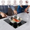 Sensor Touch Induction Burner, Duxtop Built-in Countertop Burner, Portable Induction Cooktop, Safety Lock, 1800W BT-200T1/8600BI