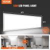 VEVOR 2 Pack 1x4 FT LED Flat Panel Light, 6600LM 55W, Surface Mount LED Drop Ceiling Light Fixture with Adjustable Color Temperature 3500K/4000K/5000K