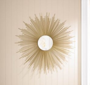 Golden Rays Sunburst Mirror