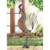 Handcrafted Metal Rooster Sculpture - Unique Farmhouse Decor