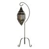 Moroccan Candle Lantern Stand - Handcrafted Metal Candle Holder Stand for Indoor or Outdoor Use