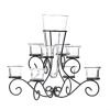 Elegant Scrollwork Candle Stand and Centerpiece Vase Ã¢â‚¬â€œ Perfect Home Decor Accent