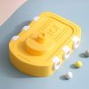 Silicone Ice Lattice Boat Shape DIY Children's Homemade Ice Cream Mold Ice Cream Chocolate Making Mold Removable Silicone Popsicle Molds;  Cute Ice Po