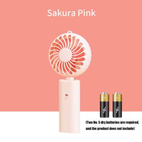 Mini Handheld Fan; USB Desk Fan; Small Personal Portable Table Fan Folding Electric Fan For Travel Office Room Household (Color: Pink)