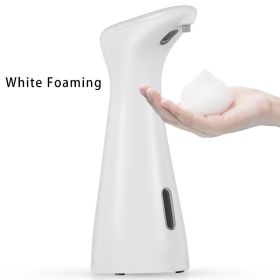 Automatic Liquid or Foam Soap Dispenser Intelligent Infrared Induction foam Hand Washing Machine for Kitchen Bathroom Dispenser (Ships From: China, Color: White Foam)