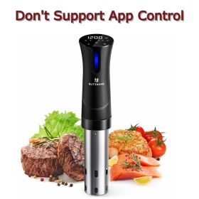 Blitzhome Sous Vide Cooker 1100W Home-appliance Monsieur Cuisine Smart Slow Cooker with LCD Digital Accurate Control (Color: Regular Mode, Plug Type: us)