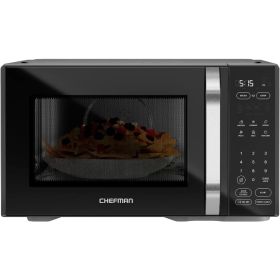 Chefman MicroCrisp Countertop Digital Microwave Oven, Unique "Cook & Crisp" Power Combo, 1.1 Cu Ft, Dual-Cook 1000W Microwave (Color: 1.1 Cu. Ft - MicroCr)