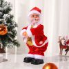 Christmas Electric Musical Hip Dancing Play Guitar Santa Claus Doll Ornament with Music Party Christmas Decoration Gift for Kids