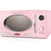 Nostalgia Retro Countertop Microwave Oven - Large 800-Watt - 0.9 cu ft - 12 Pre-Programmed Cooking Settings