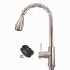 Kitchen Faucet for Sinks with Pull Down Sprayer Stainless Steel Kitchen Faucets